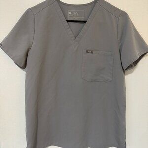 FIGS Cement Catarina™ - One-Pocket Scrub Top